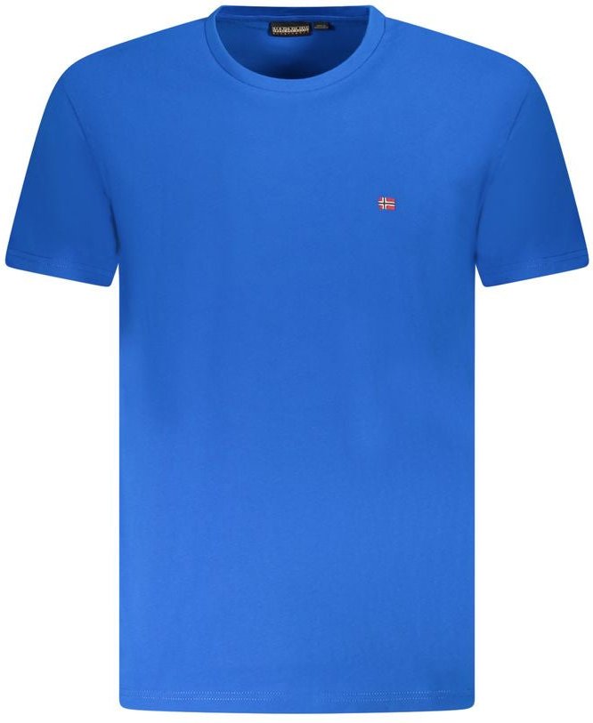 Napapijri Azzurro Baumwolle Herren T-Shirt