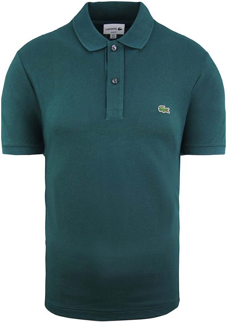 Lacoste Slim Fit Herren Blaugrün -Polo -Hemd