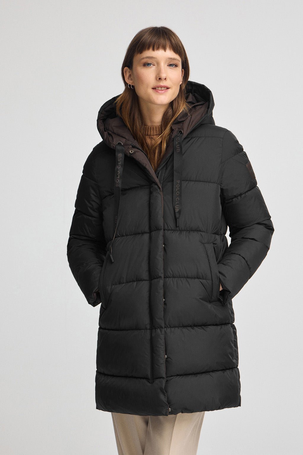 Wendejacke Gaia braun mit Polo Club-Logo