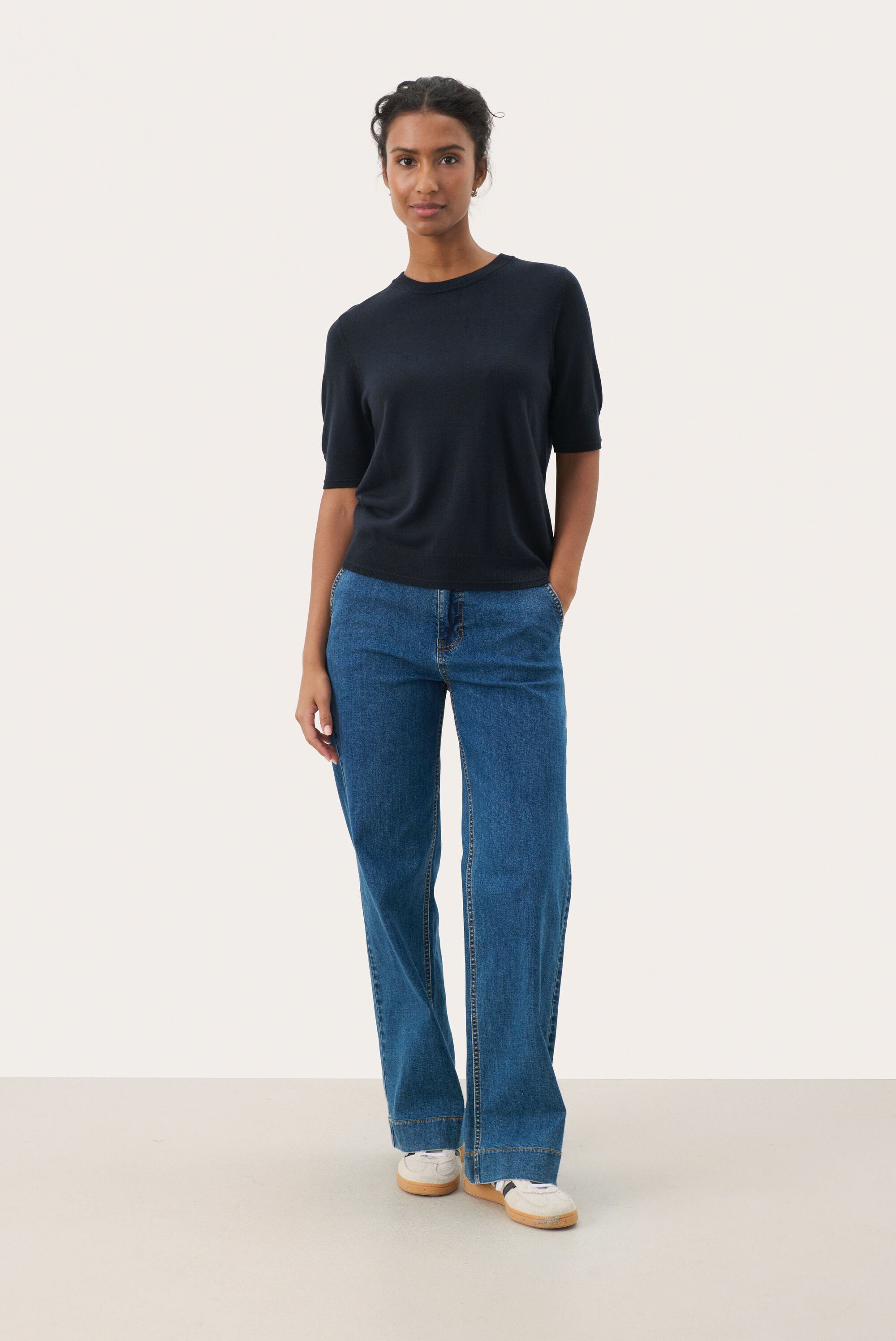 Thumbnail - Strickpullover NatanyaPW Classic fit navy