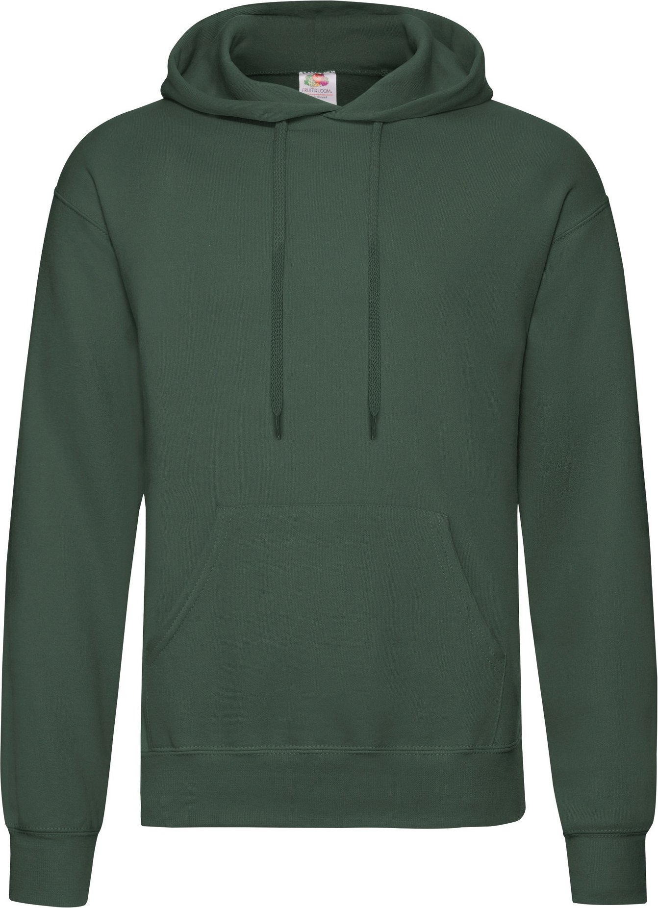 Fruit Of The Loom Herren Sweatshirt mit Kapuze / Hoodie (Flasche grün)