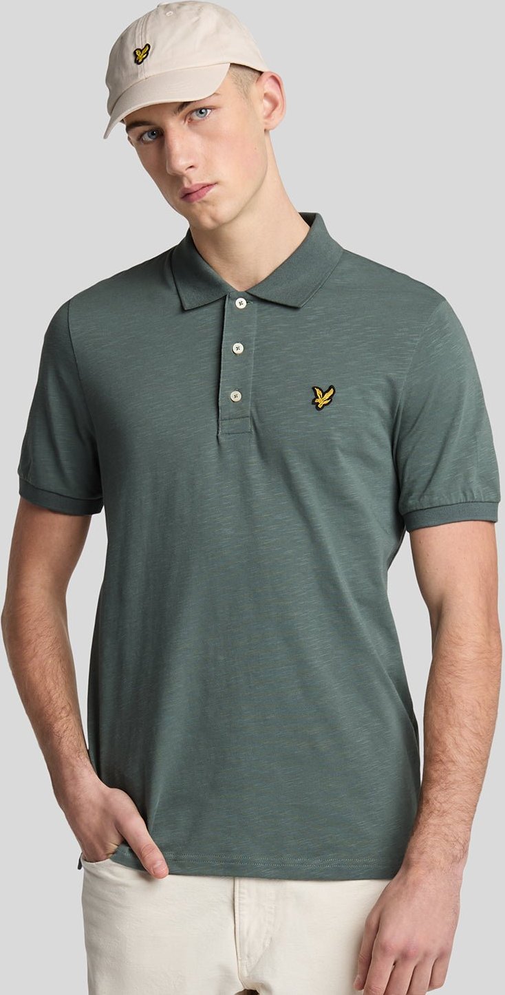Lyle & Scott Slub-Poloshirt - Grün