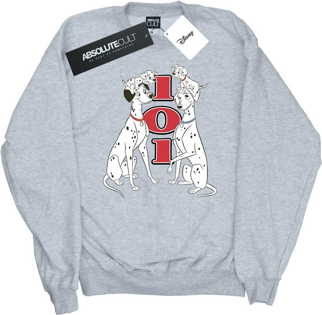 Disney - "101 Dalmatians Family" Sweatshirt für Mädchen (Grau)