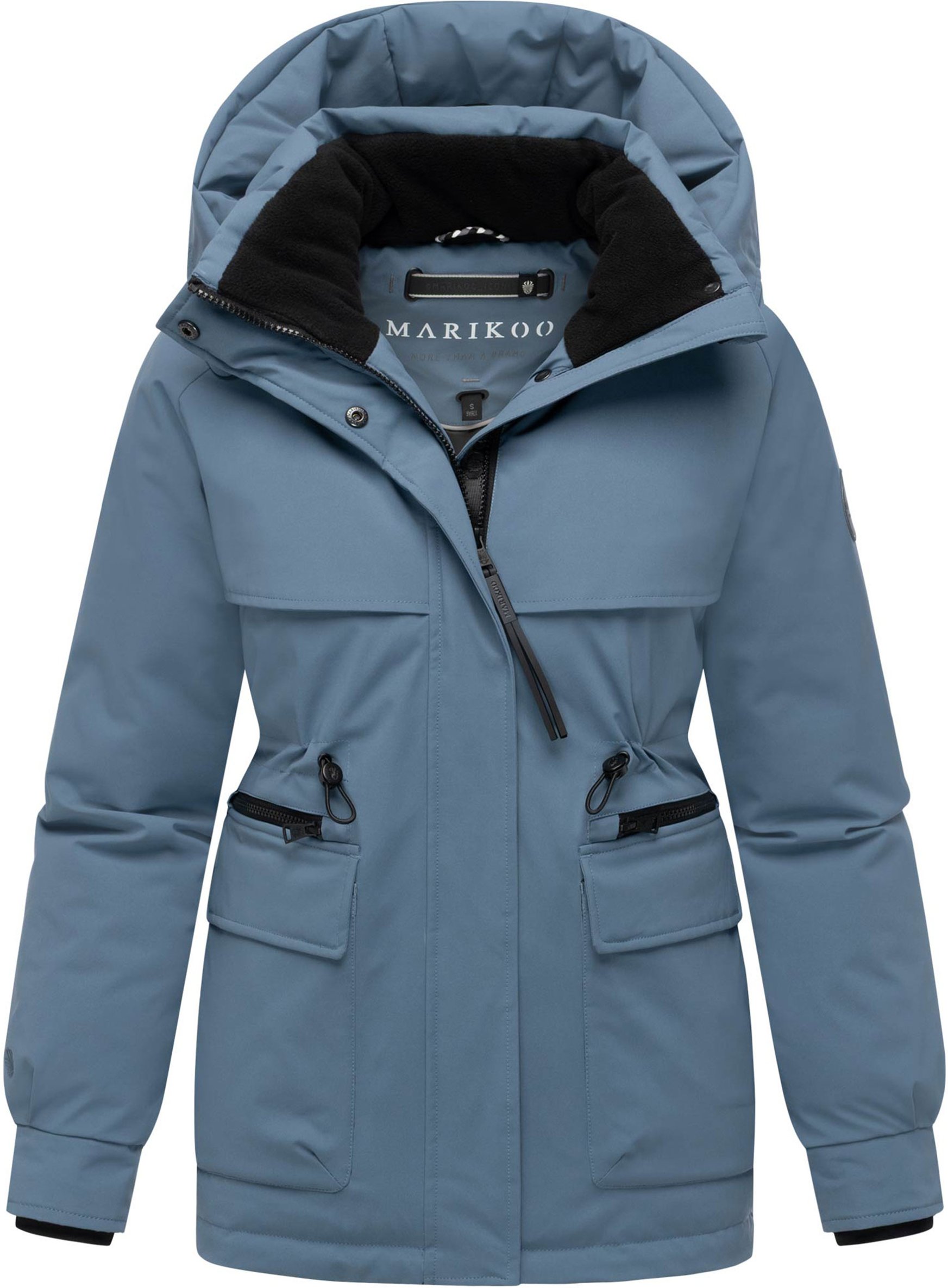 Marikoo Damen Winterjacke Shigaraa mit abnehmbarer Kapuze & Magnettaschen
