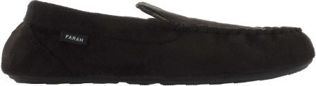 Farah - "Nicken" Mokassin-Hausschuhe für Herren (Schwarz)