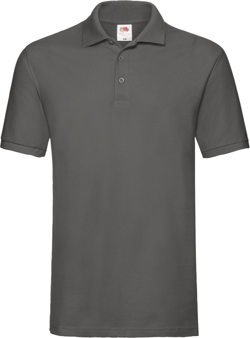 Fruit of the Loom - "Premium" Poloshirt für Herren (Hellgrau)