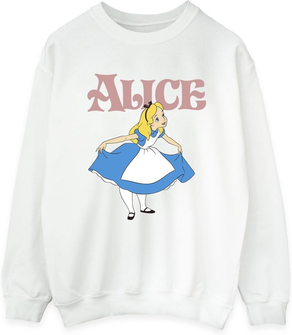 Disney - Sweat ALICE IN WONDERLAND TAKE A BOW - Femme (Blanc)