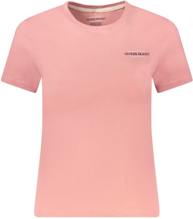 Guess Jeans Rosa Baumwoll Damen T-Shirt