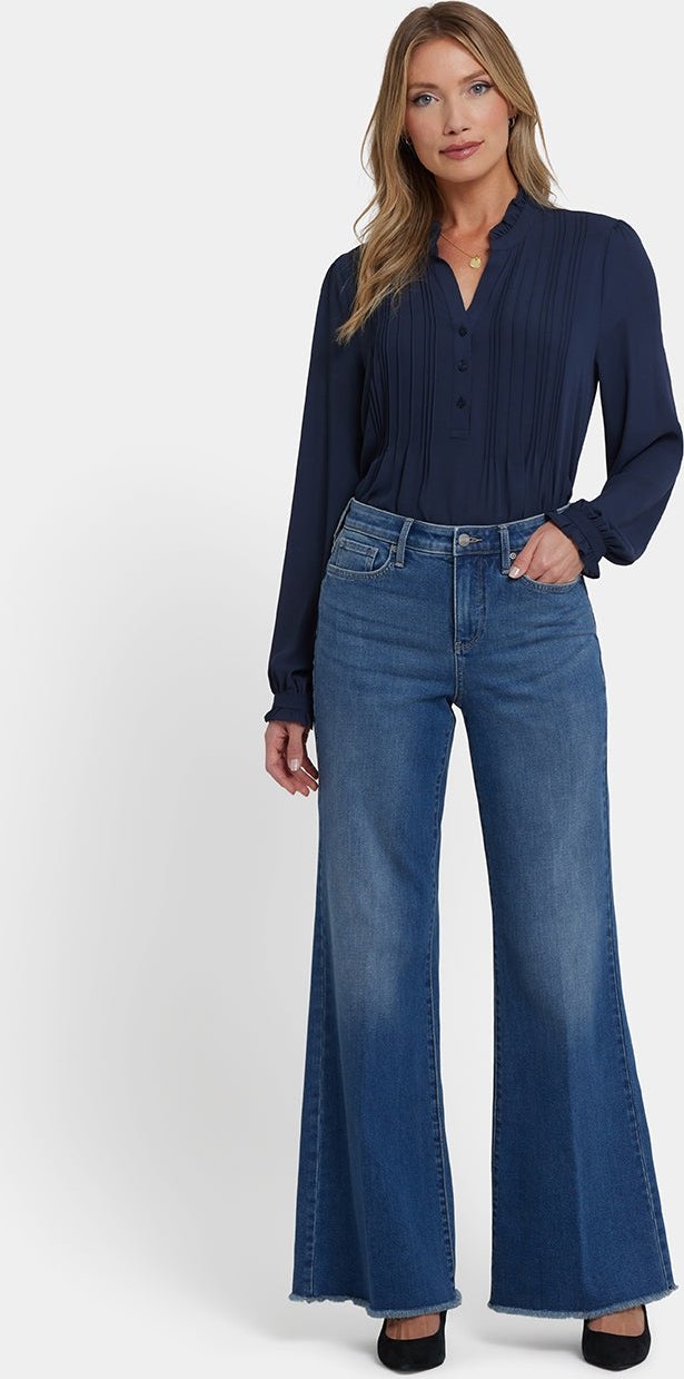 Mia Palazzo Jeans | Romantisches Indigo