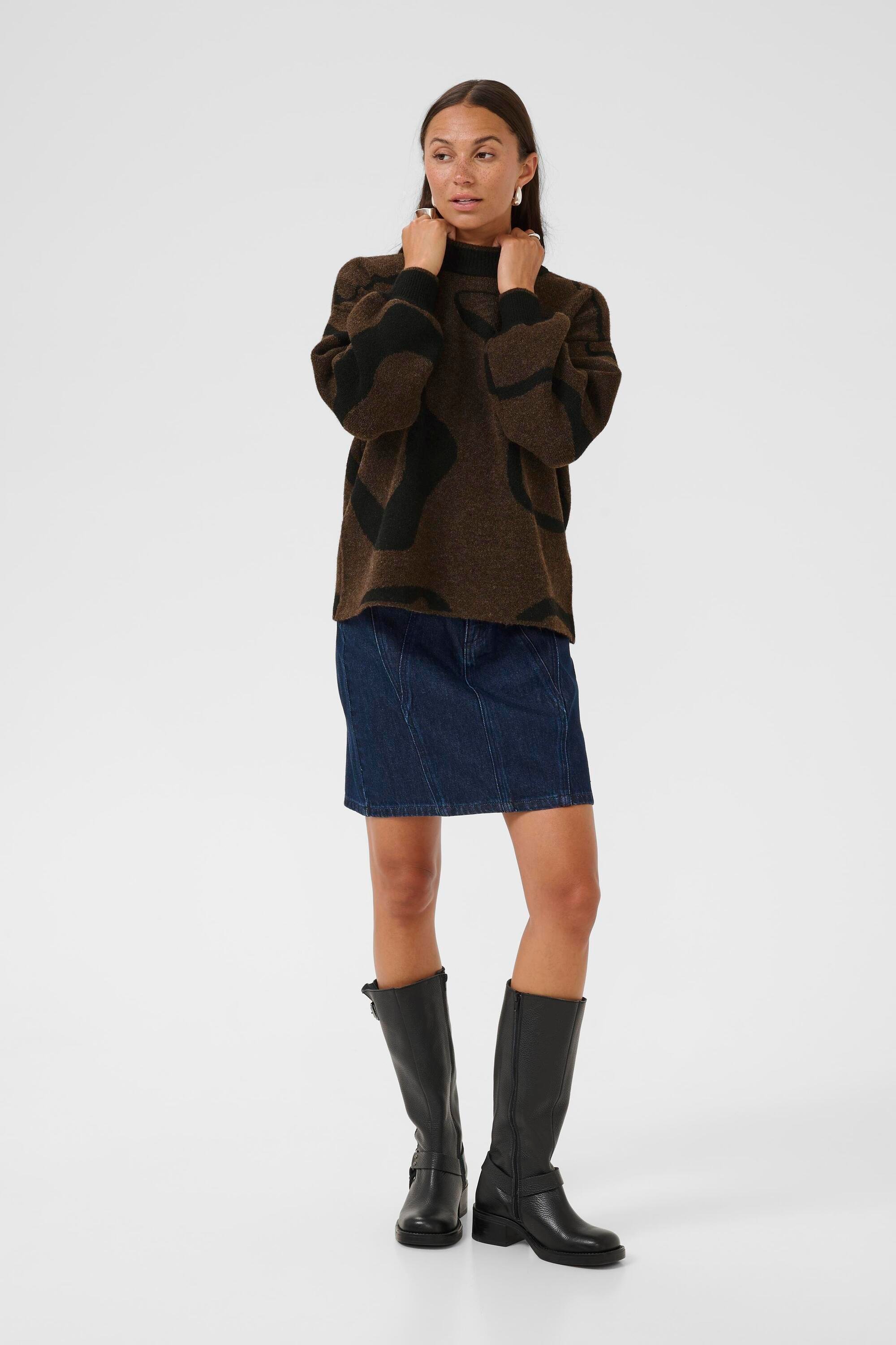 Strickpullover KAwilma Strickpullover Regular fit black brown