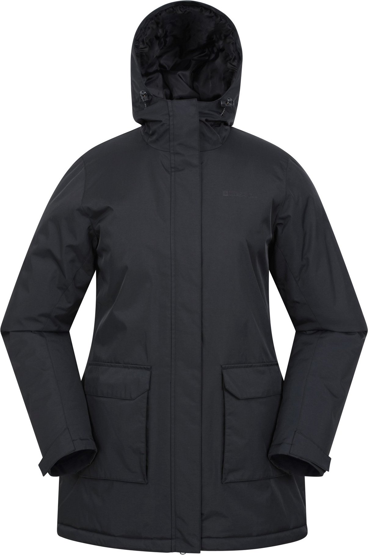 Mountain Warehouse - "Ranger" Parka Wattiert für Damen (Schwarz)