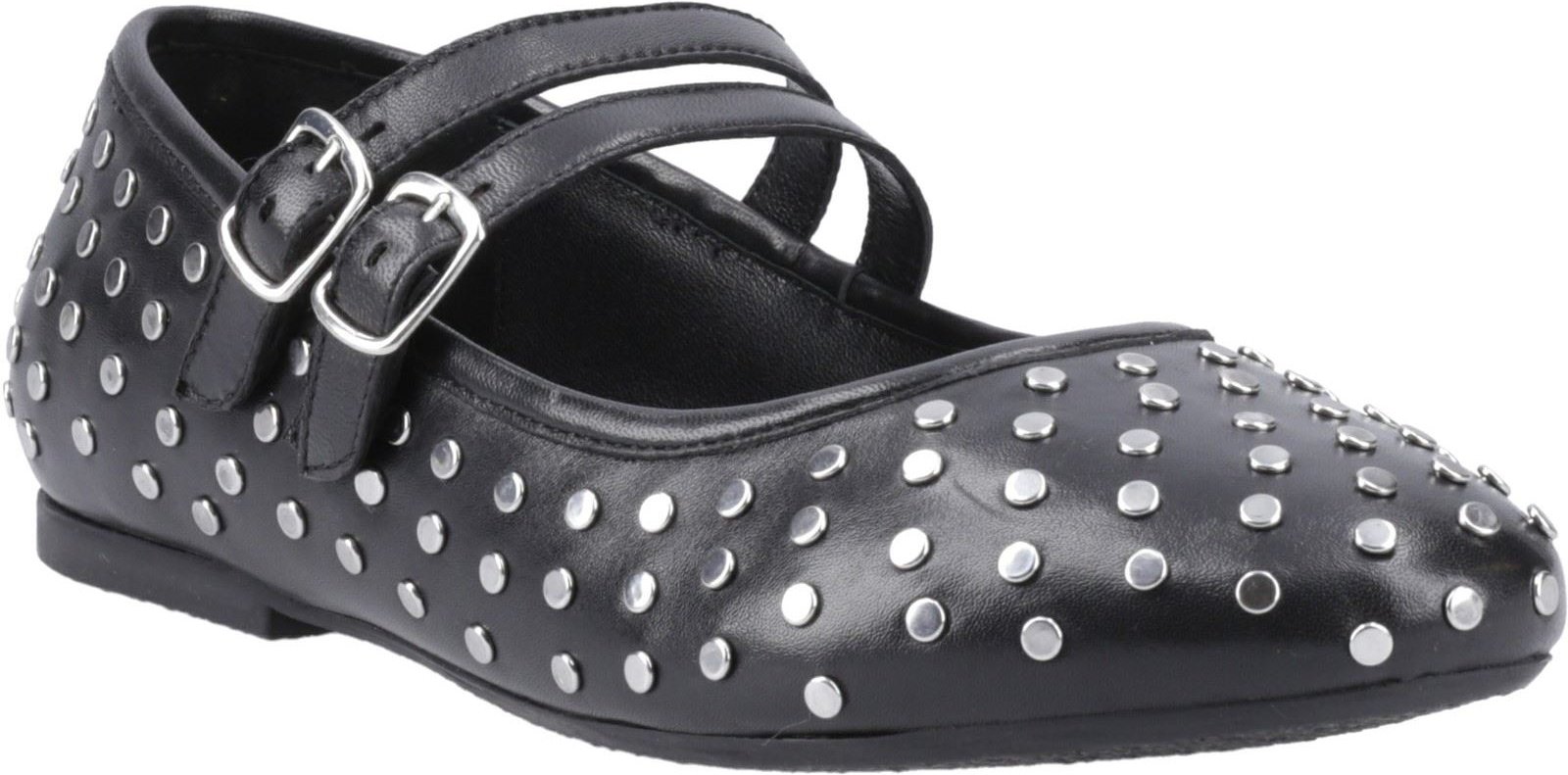 Thumbnail - Hush Puppies Nixie Lederschuhe für Damen in Schwarz