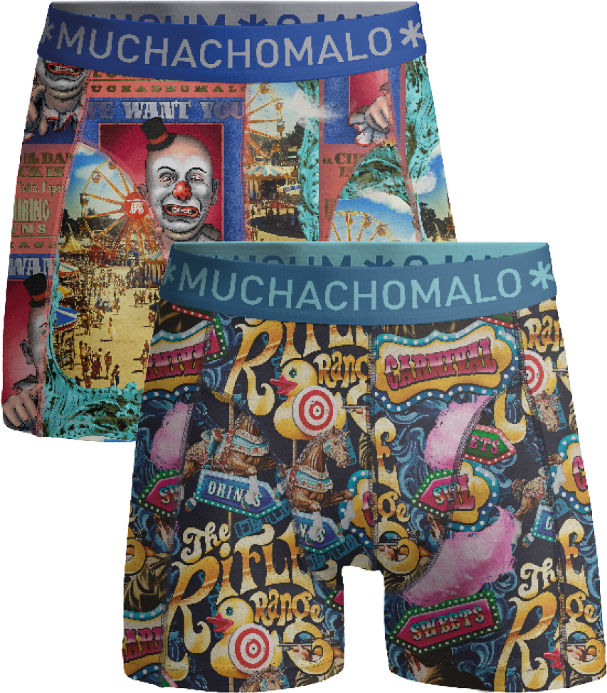 Muchachomalo Herren Boxer Shorts - 2er Pack - Herren Unterwäsche