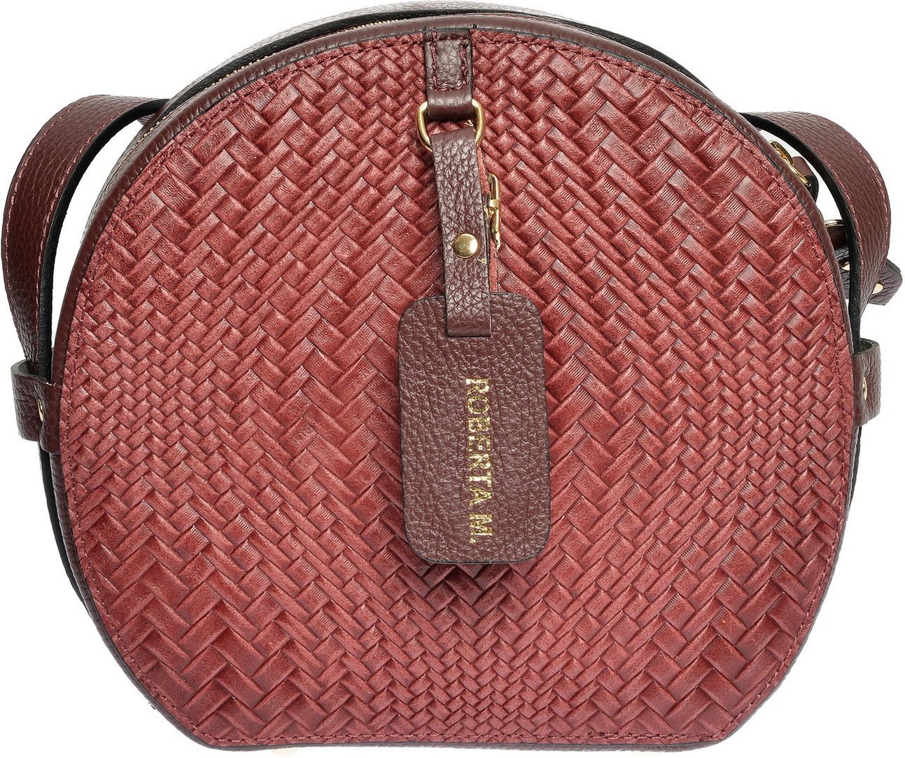 Roberta M Violette Leder Tasche