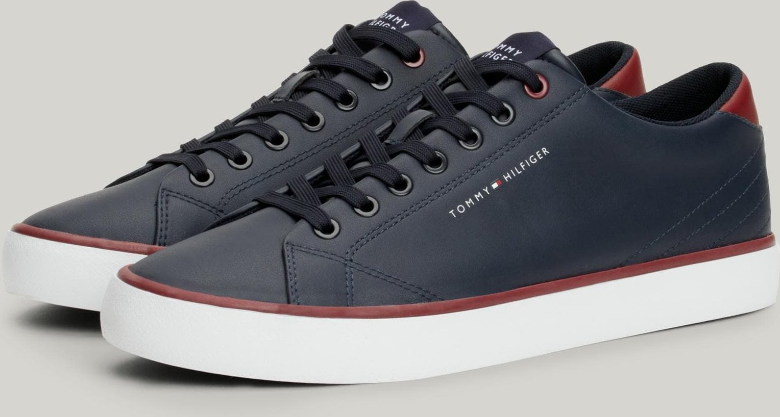 Tommy Hilfiger TH Essential Core Herren Vulkanisierte Leder Sneaker