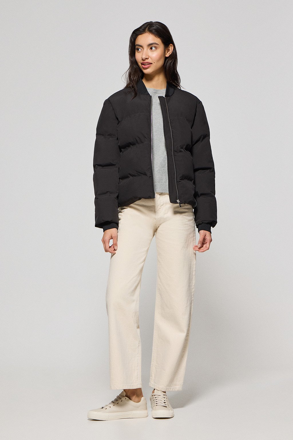 Bomberjacke Dubai schwarz mit Polo Club Details