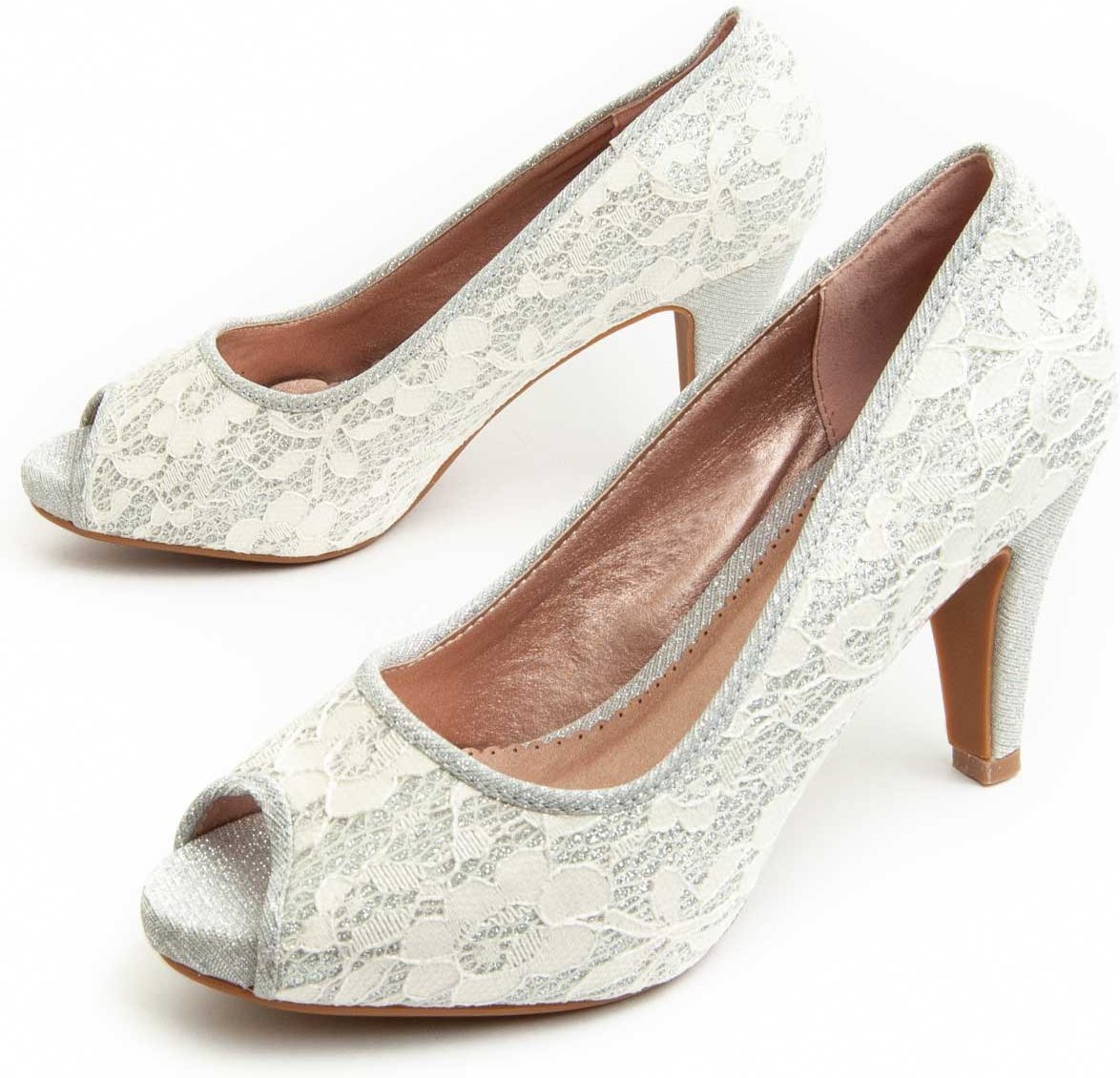 Montevita Absatzschuh Unne3 in Silber