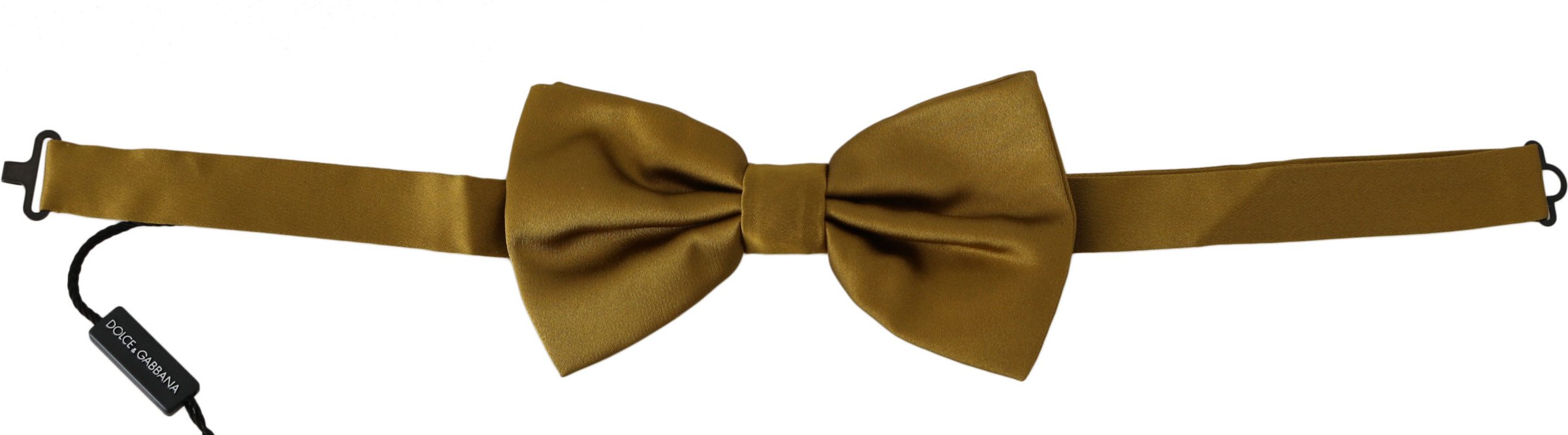 Dolce & Gabbana Senfgelb 100% Seide Schmetterling Papillon Herren Fliege