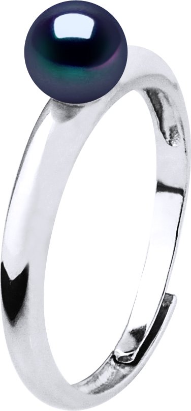 Schlichter Armreif – echte Süßwasser-Zuchtperlen, rund 5–6 mm