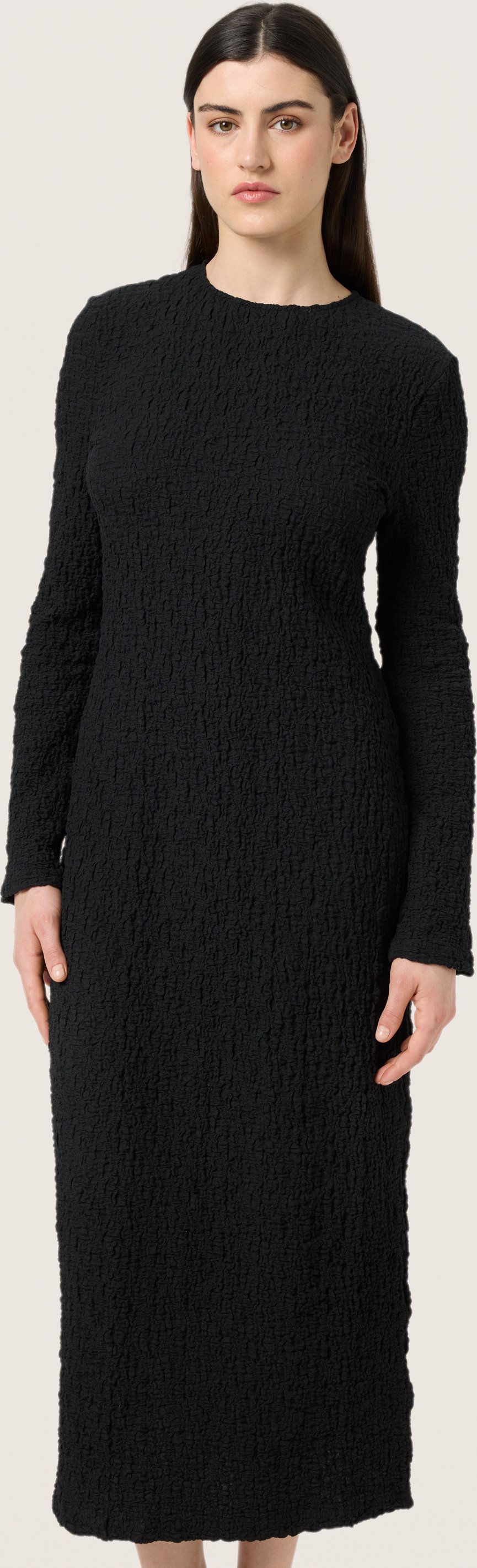 Jerseykleid Straight fit Blac