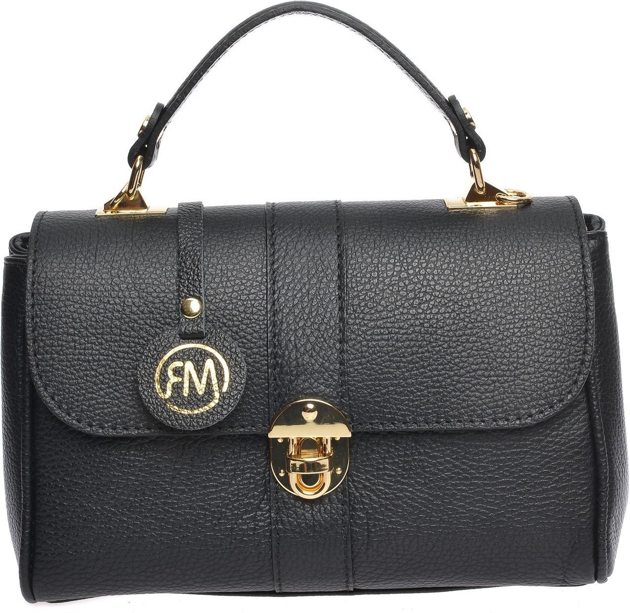 Roberta M Schwarz Rindsledertasche