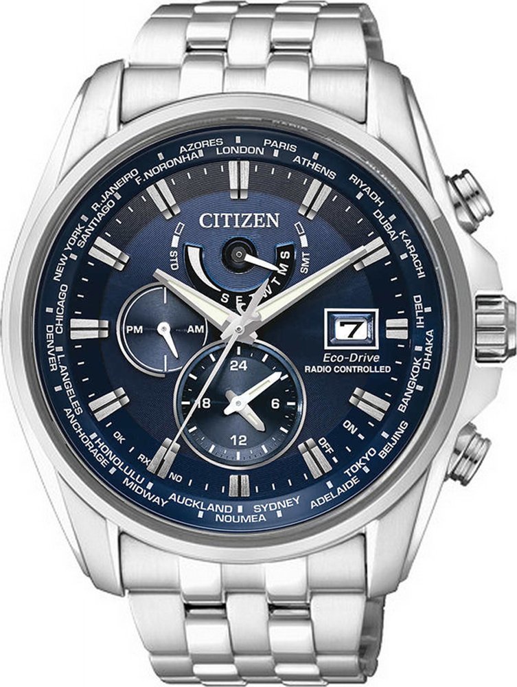 Citizen Herren Silber Uhr AT9030-55L