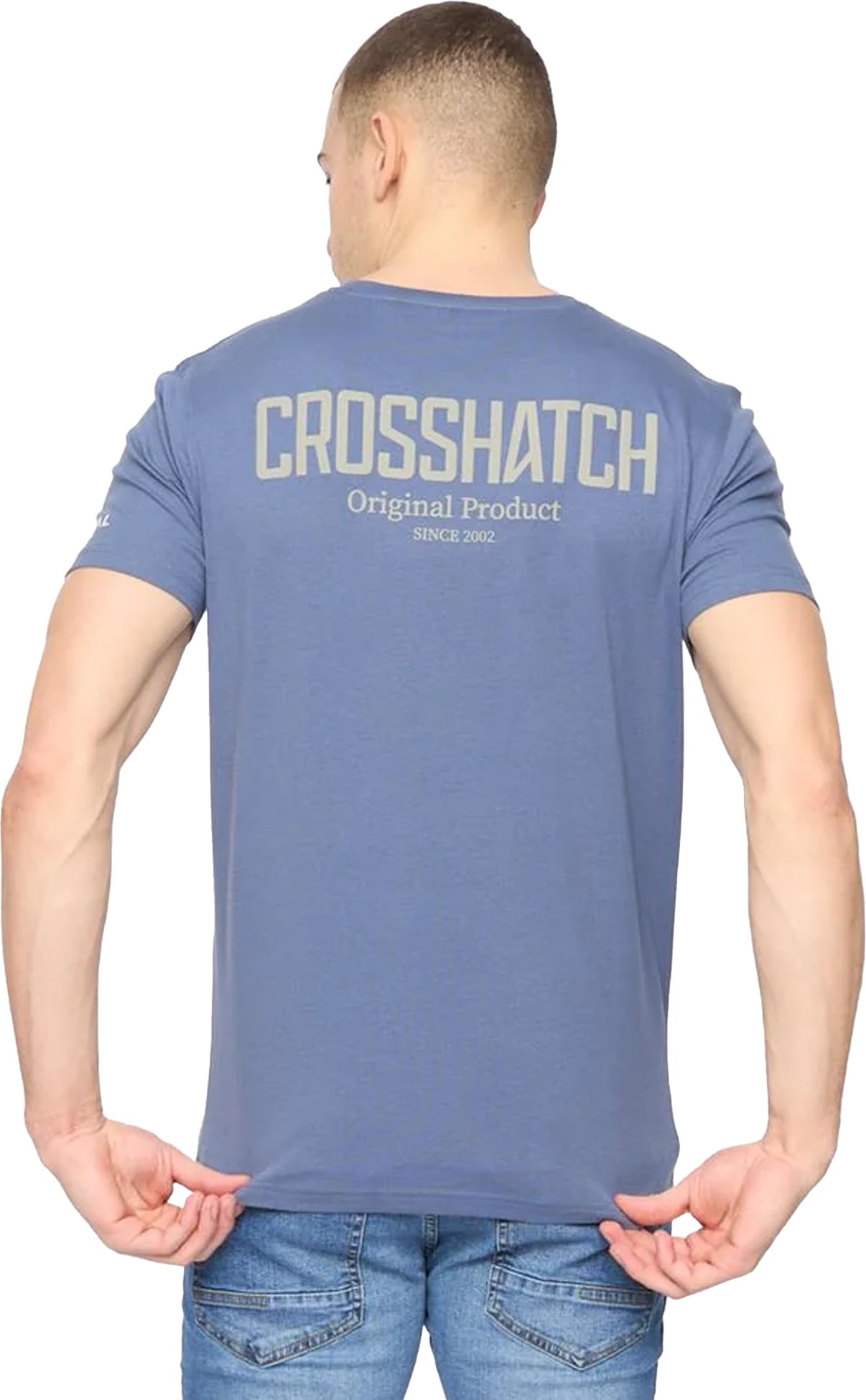 Crosshatch - "Hoogan" T-Shirt für Herren (Blau)