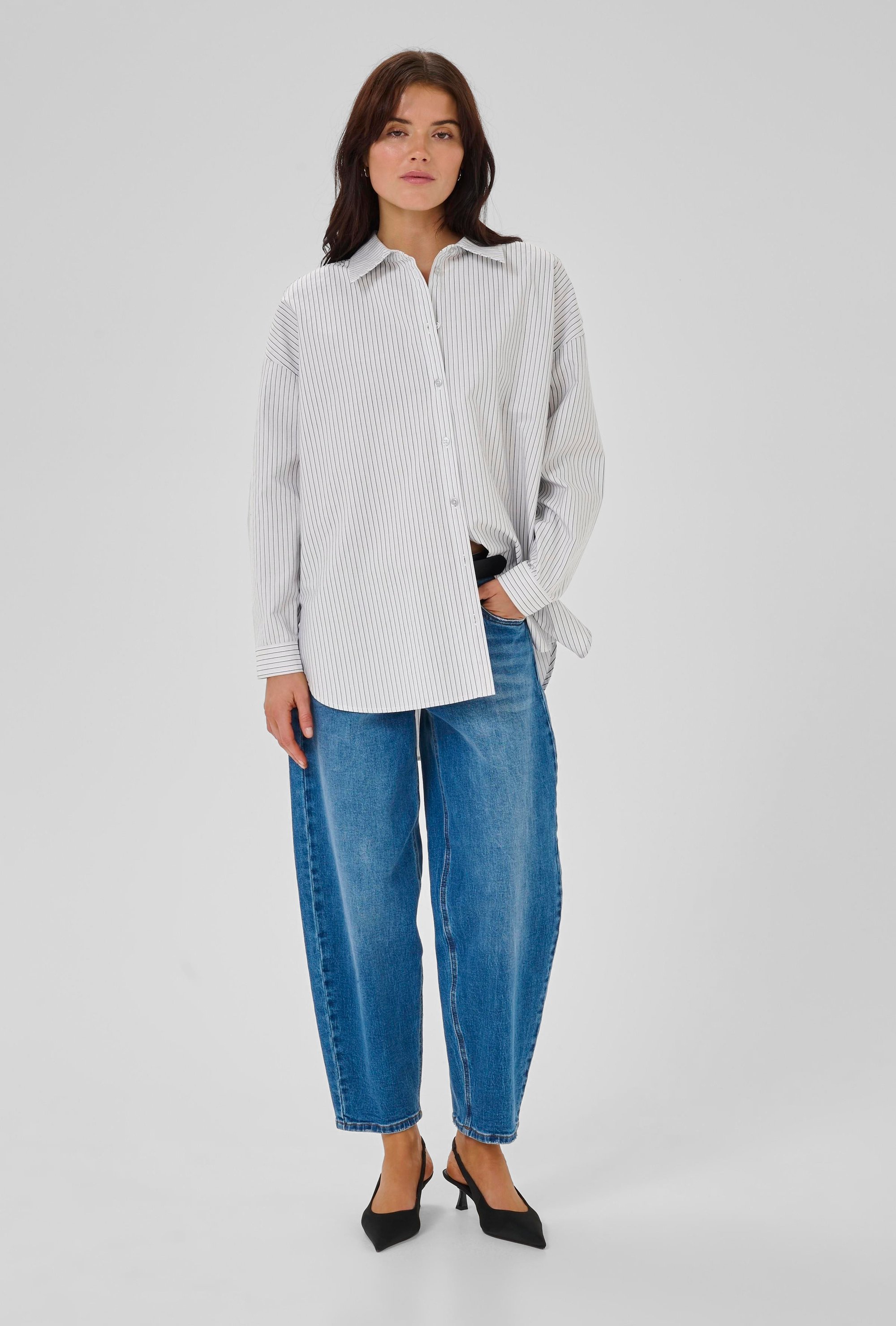 Langarm - Hemd JeanMW Loose fit blue