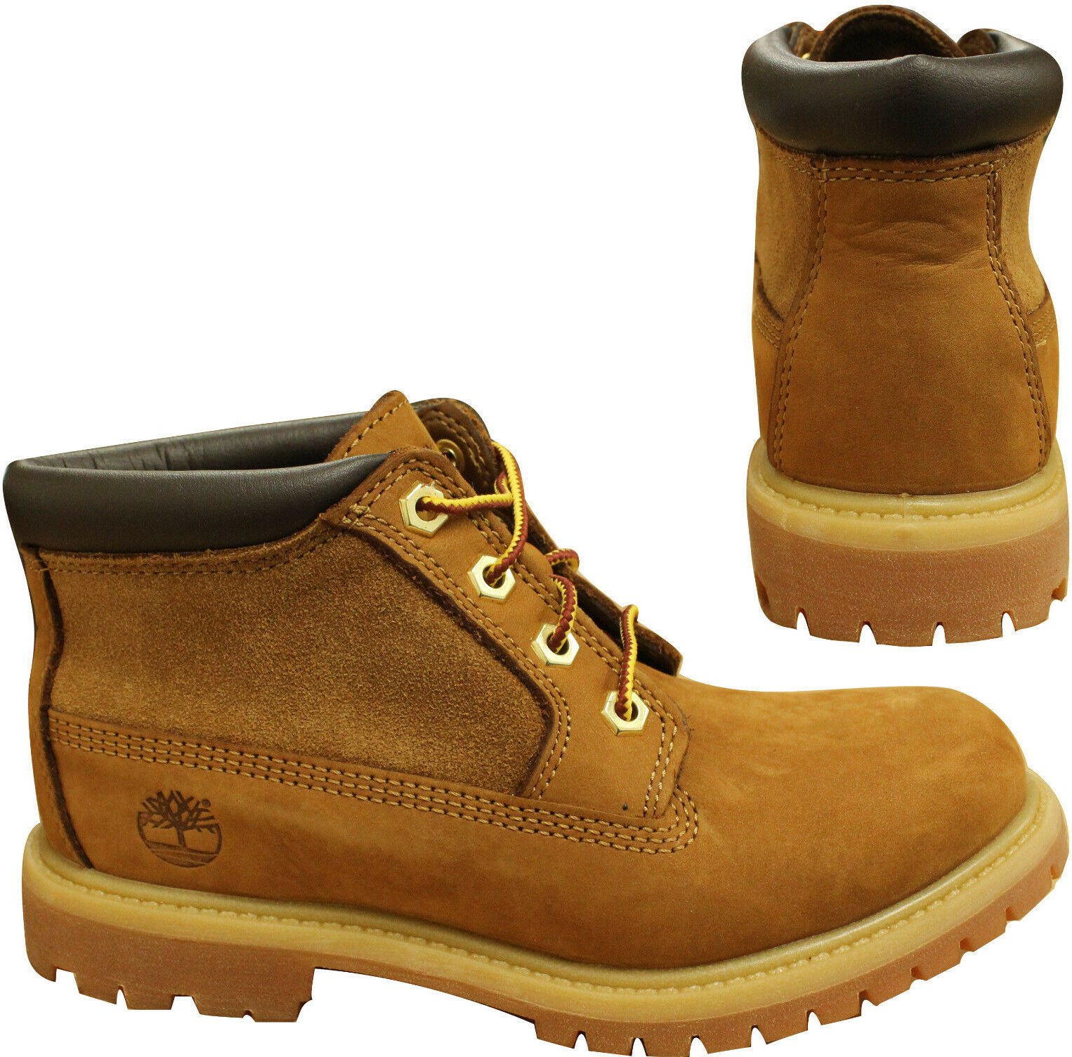 Timberland Nellie Schnürung Rost Leder Damen Knöchel Chukka -Stiefel A1GYM X2A