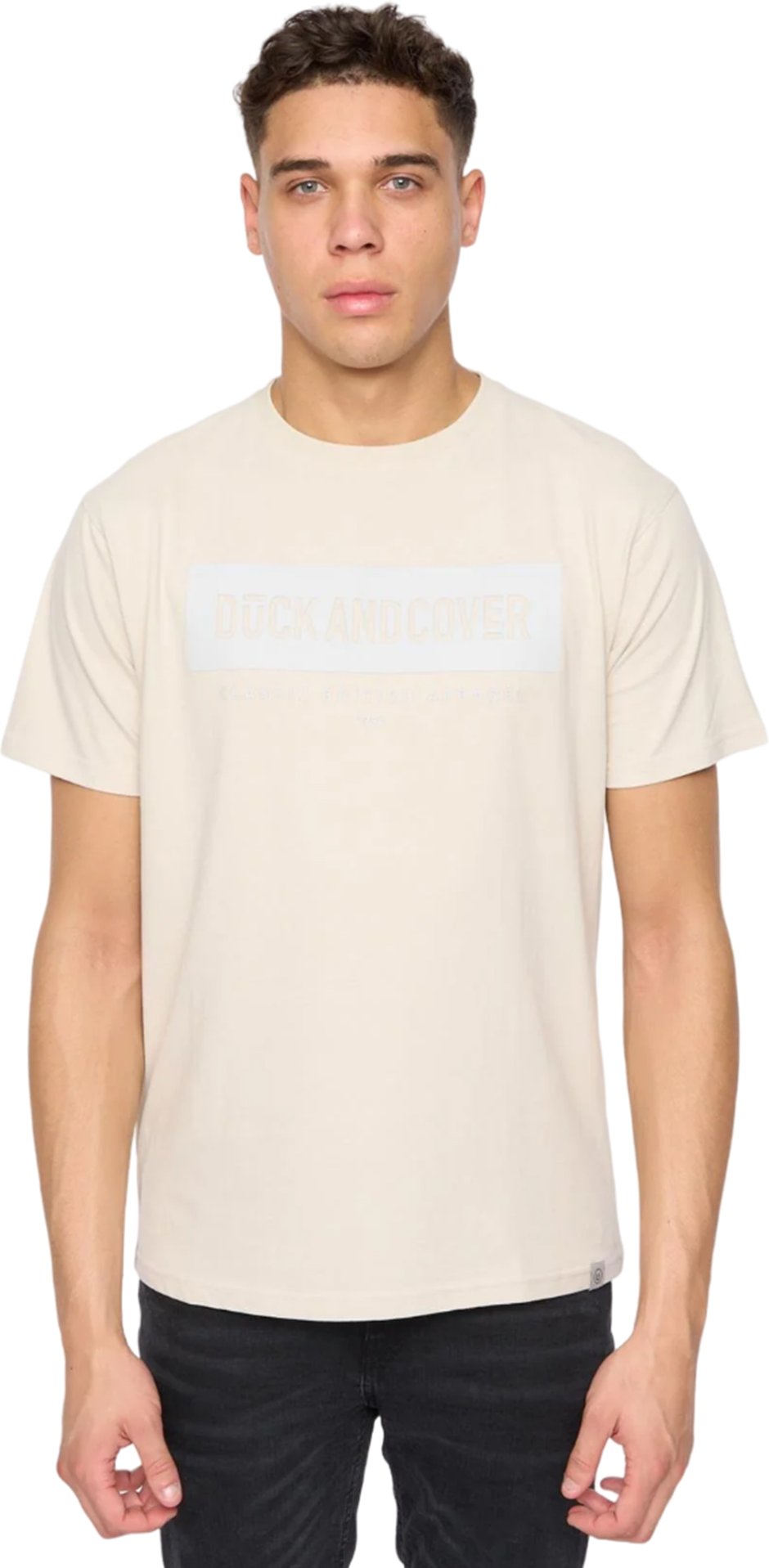 Duck and Cover - "Chatts" T-Shirt für Herren (Naturweiß)