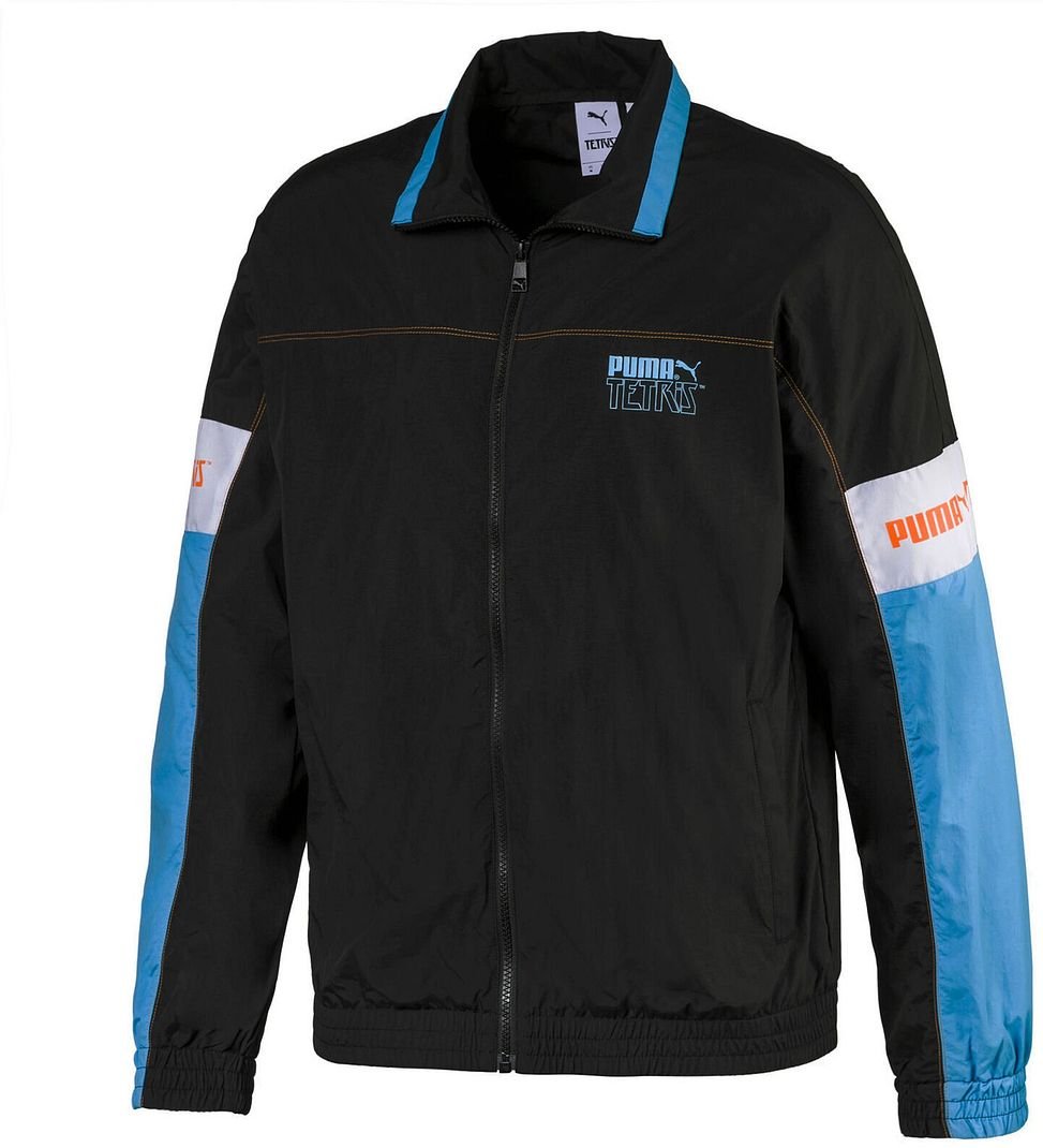 Puma x Tetris Langarm Zip Up Black Herren Jacke 597136 01