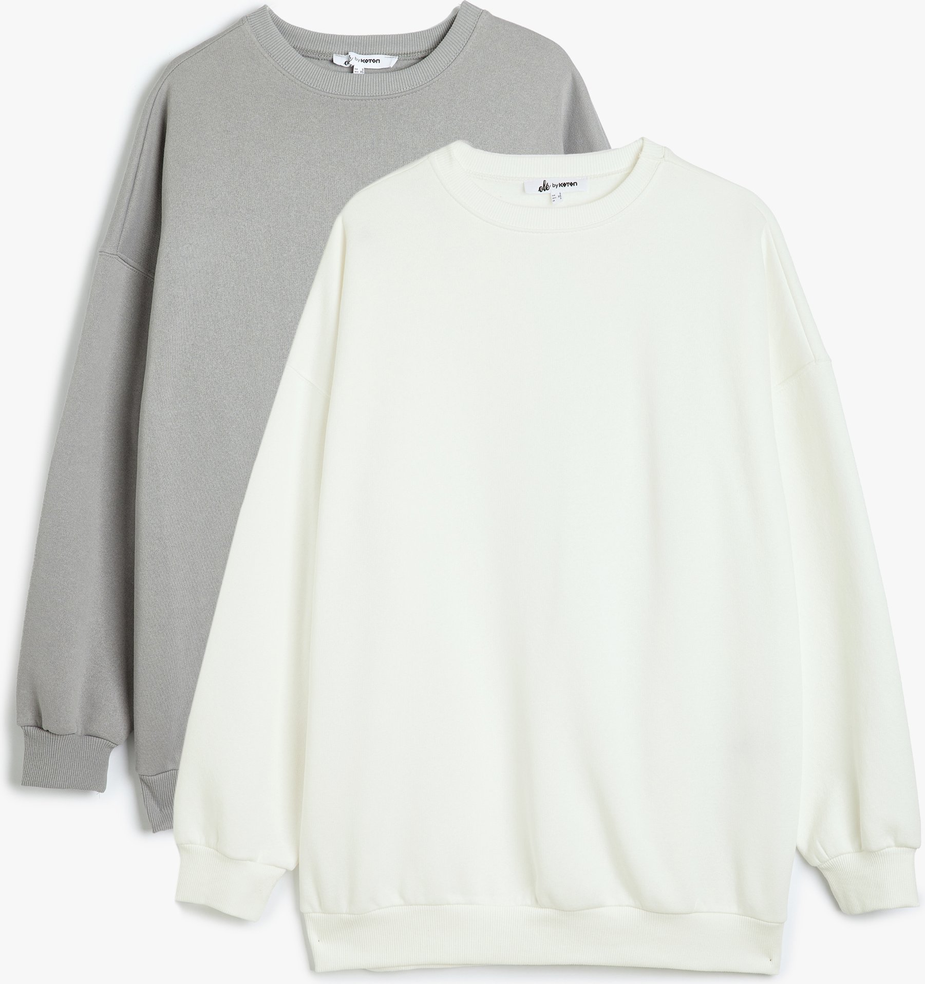 Koton Sweatshirt Rundhalsausschnitt Softshell Sweatshirt