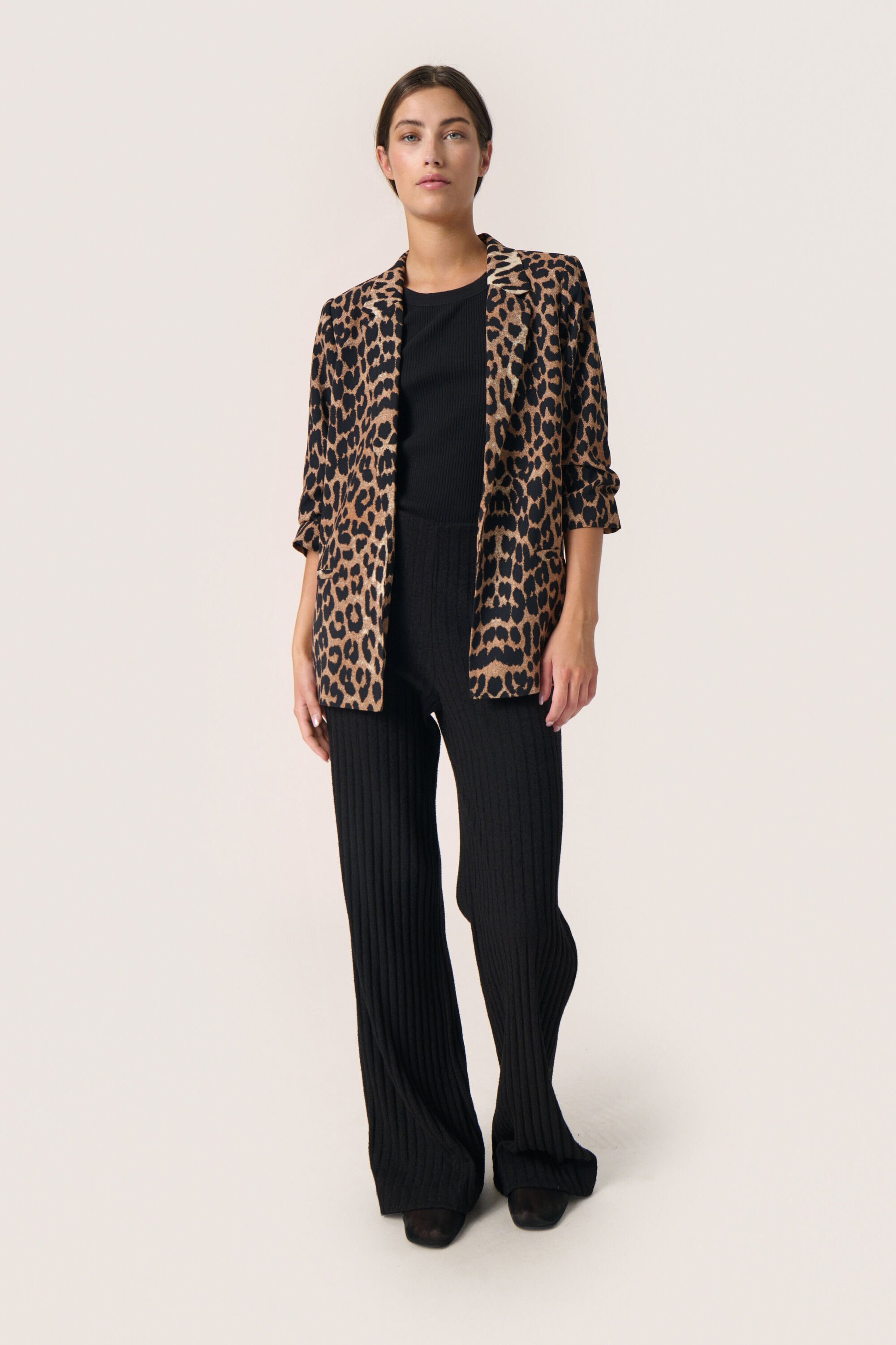Blazer Casual fit Leopard Pattern animal