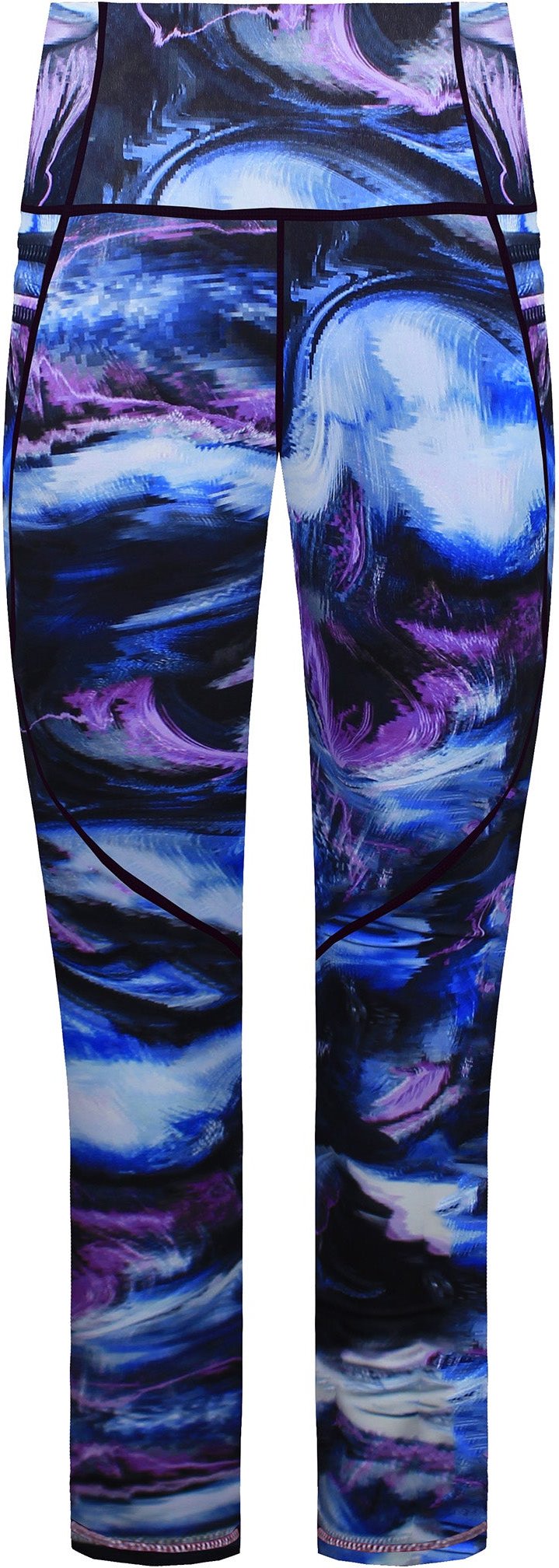 Sweaty Betty Power Pro Workout Damen-Leggings mit blauem Aufdruck