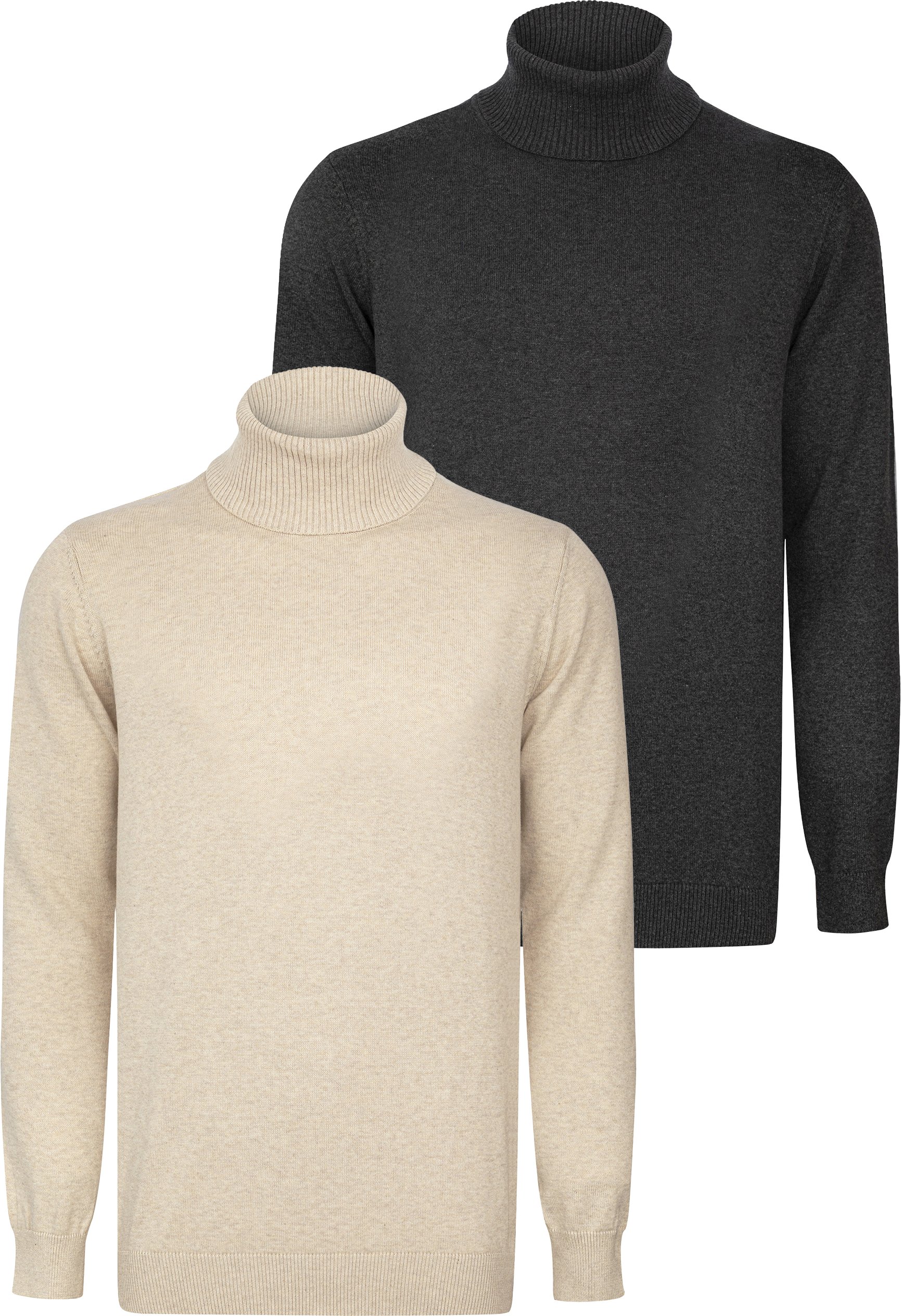 Pullover Rollkragenpullover 2Er-Pack