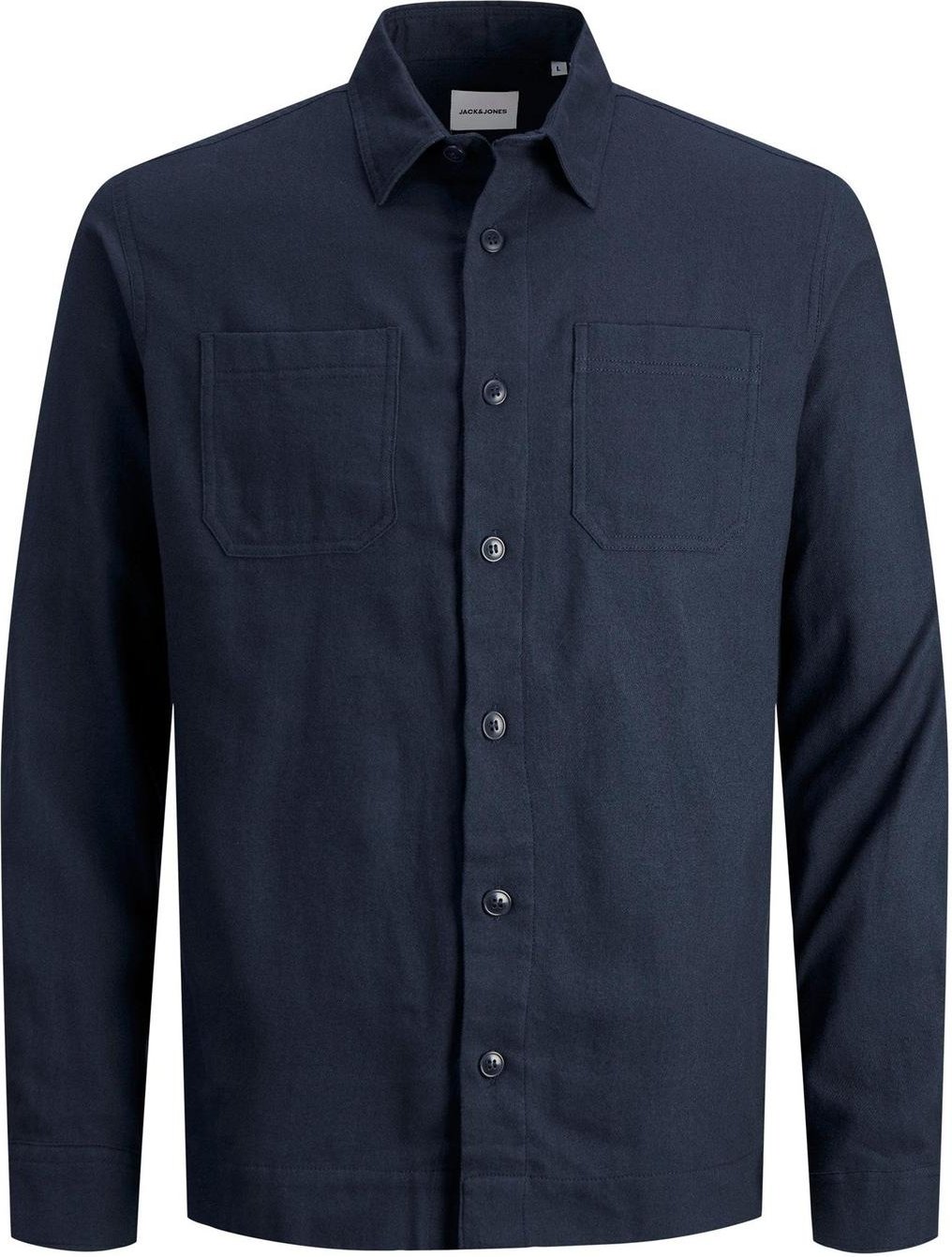 Logan Solid Shirt - Marineblauer Blazer