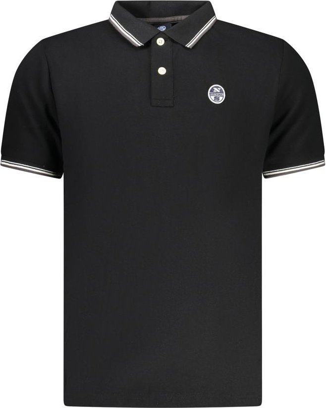North Sails Schwarzes Baumwoll Herren Polo