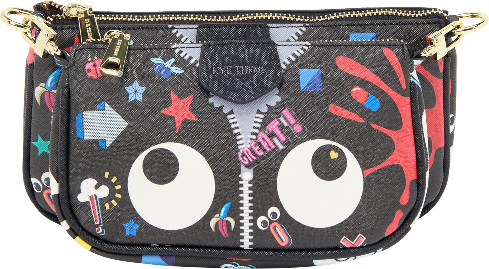 Mymo Schulranzen Schulranzen Frauen Schwarz