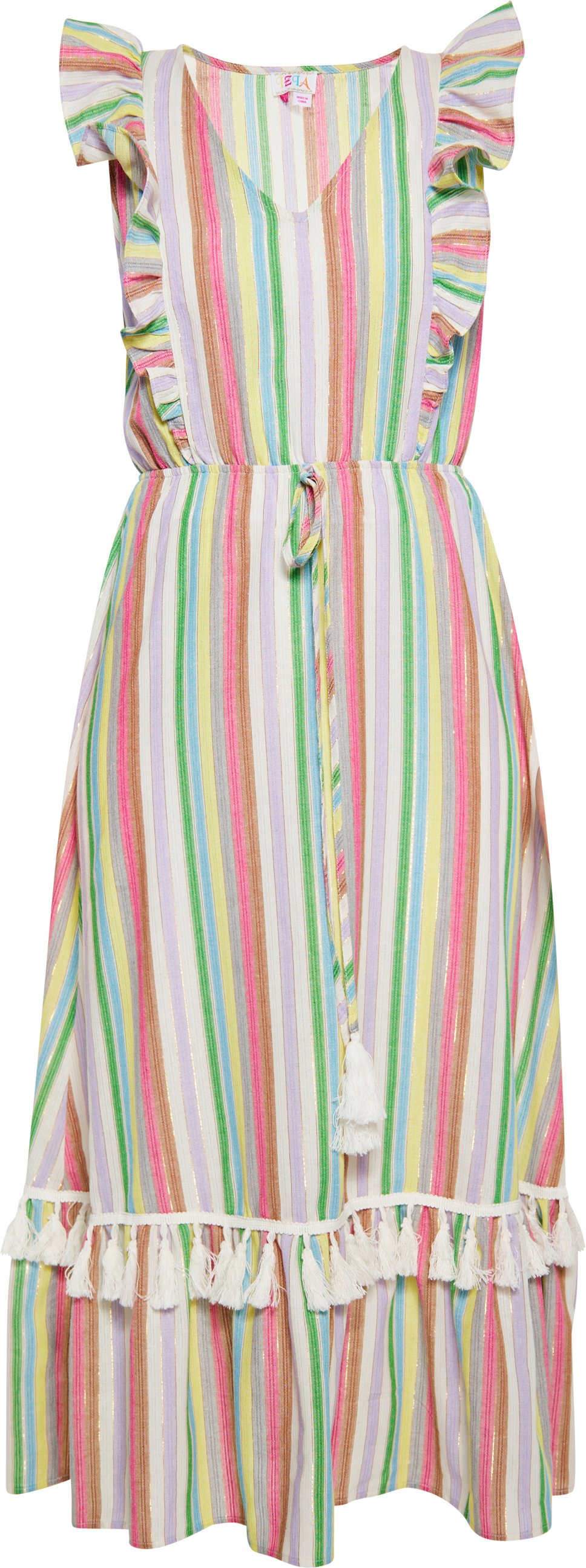 Thumbnail - IZIA Kleid Damen Rosa Mehrfarbig