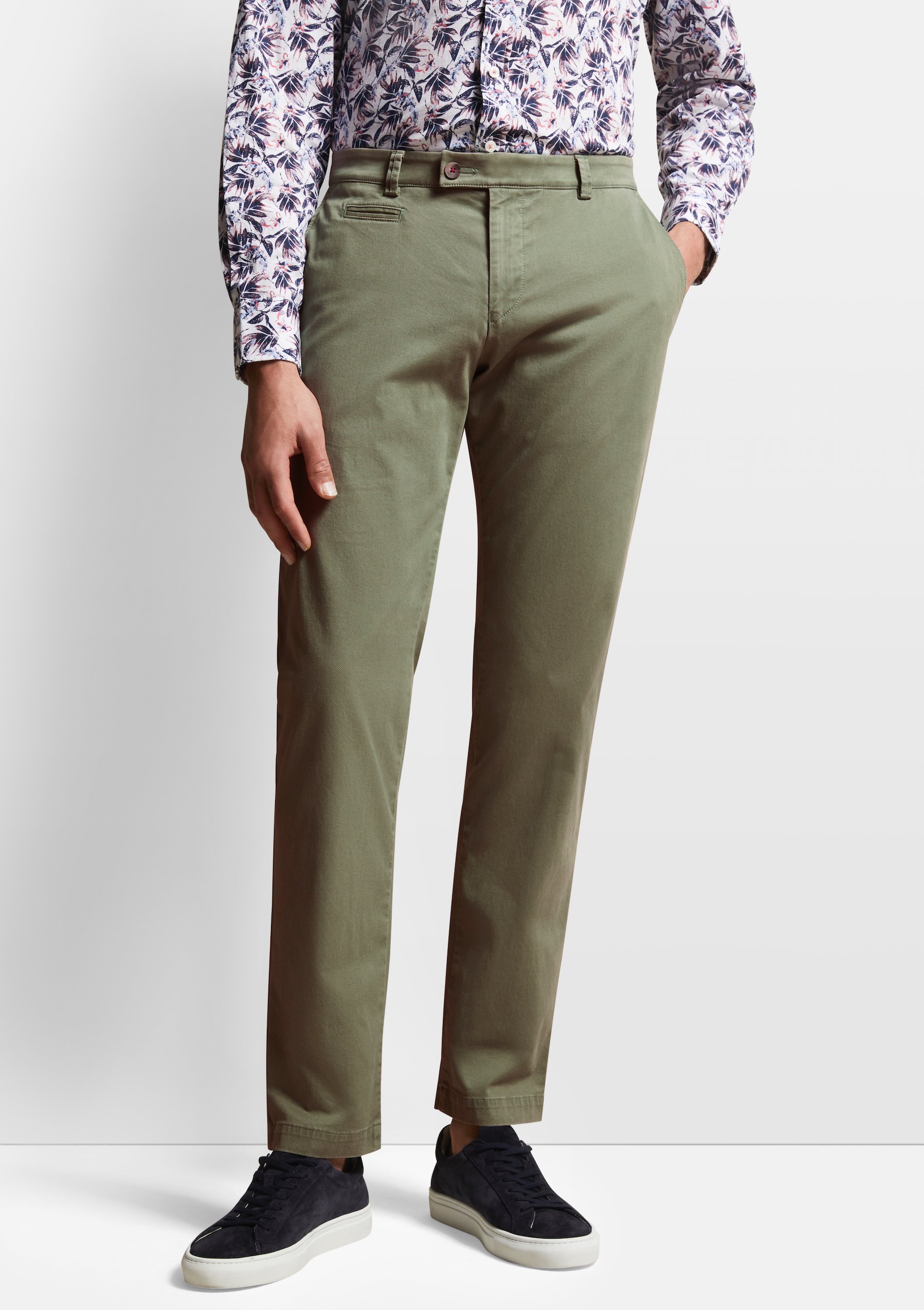 Bugatti Herren Chino mit Elasthananteil