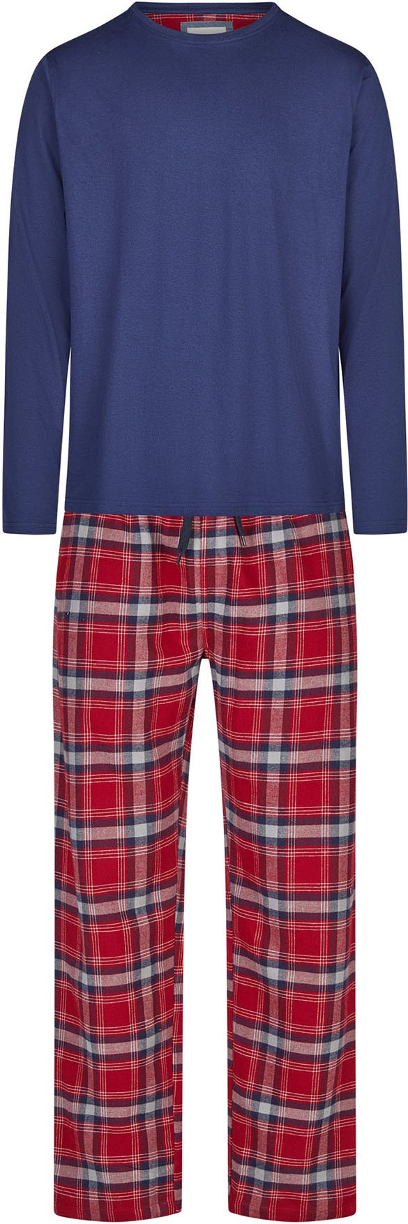 Phil & Co. Berlin Herren Pyjama Flanell Schlafanzug, Pyjama Set, Nachtwäsche