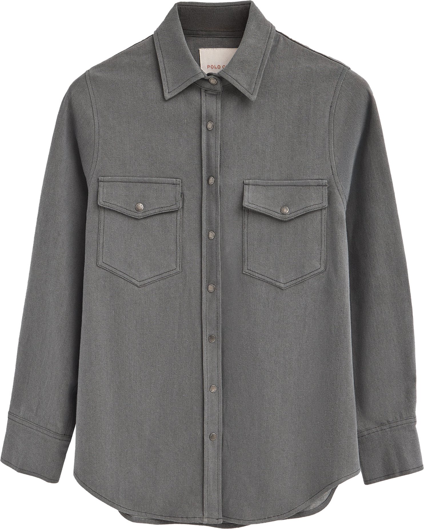 Jeanshemd grau im Relaxed Fit