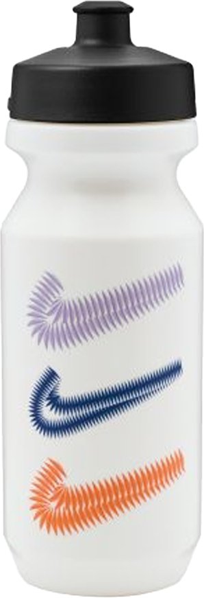Nike - Sportflasche "Big Mouth", Bildlich (Weiß/Schwarz)
