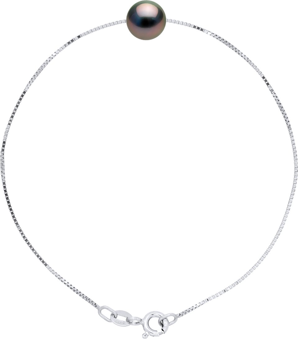 DIADEMA - Armband - Love Bond - Silber - Tahiti-Perle