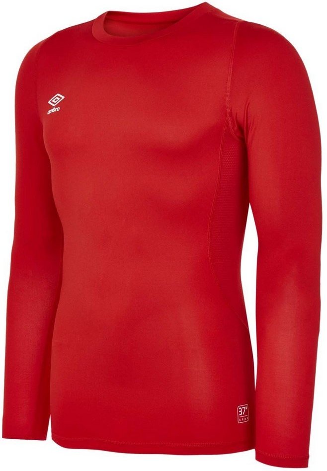 Umbro Herren Core Langarm Base Layer Top (Zinnoberrot)