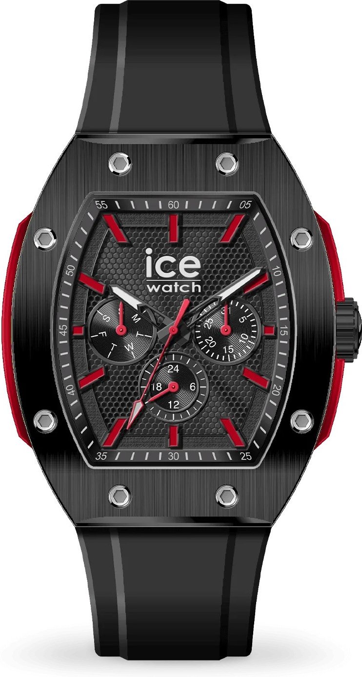 Ice Watch Ice Boliday - Prestige - Black Red Schwarz Herren Armbanduhr 024740 - L