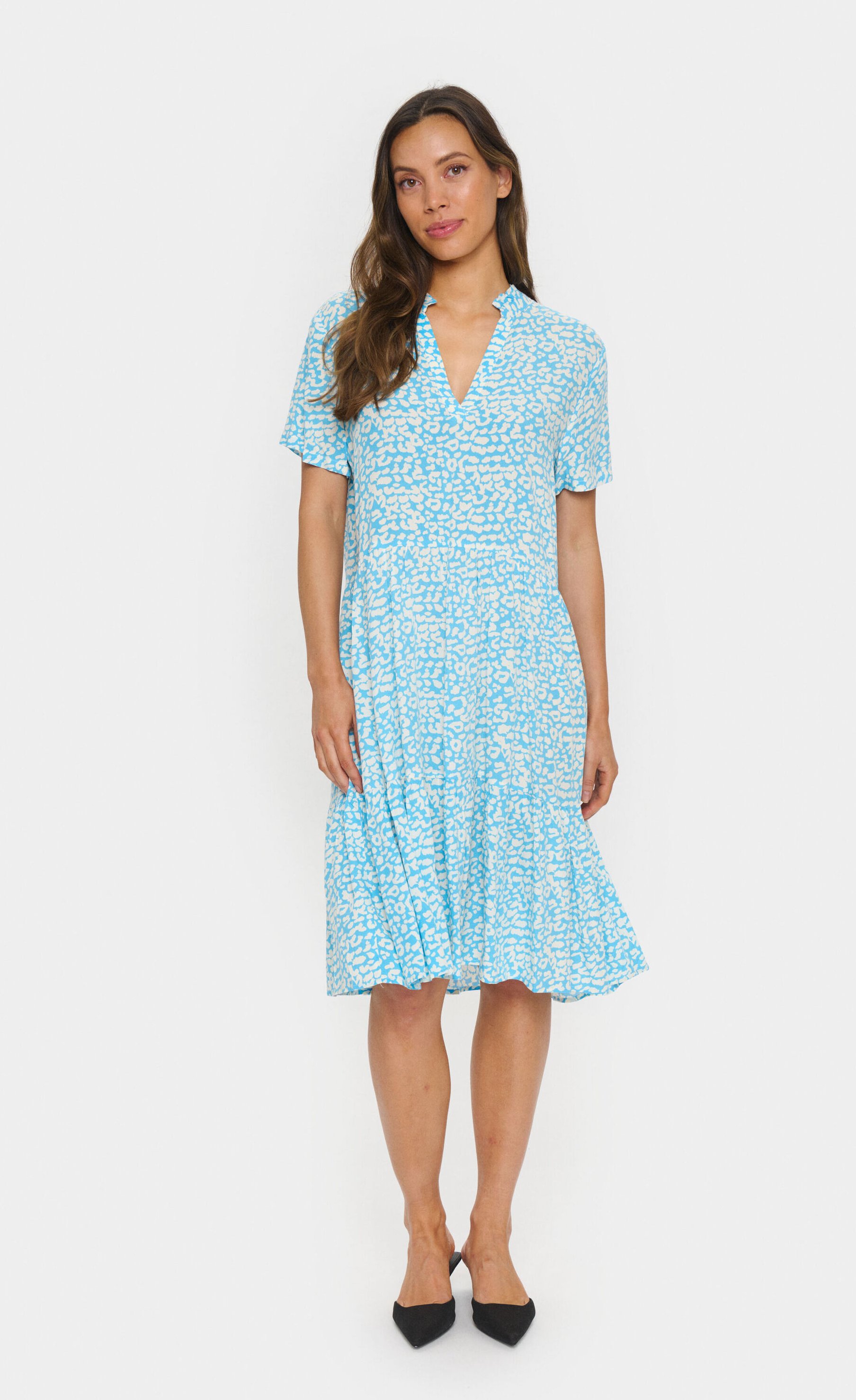 Kleid mit lockerer Passform blue