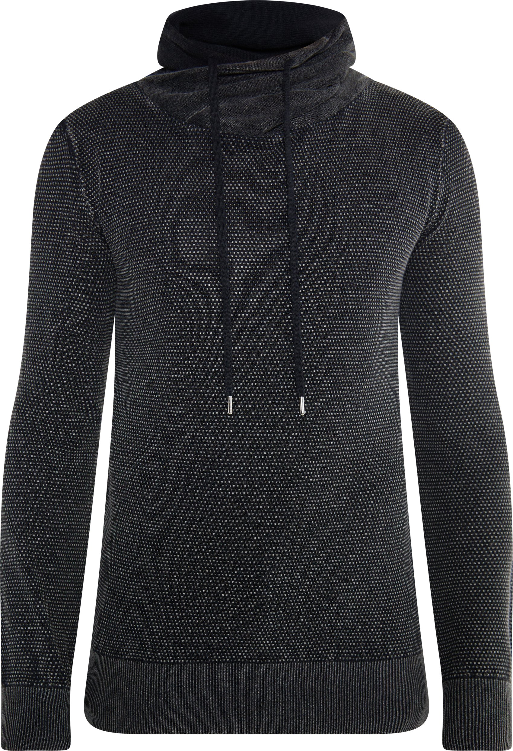 Mo Strick Pullover Herren Schwarz