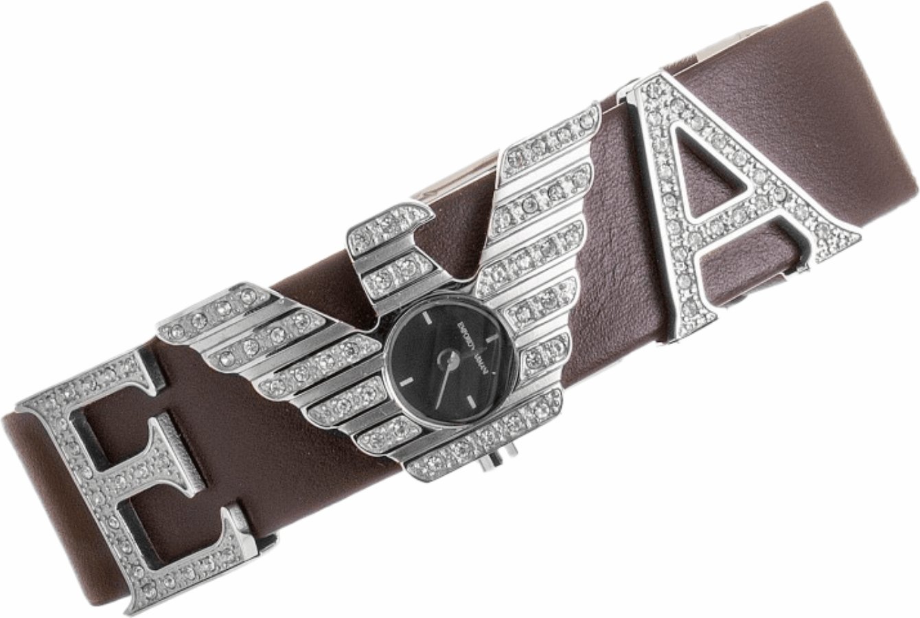 Emporio Armani Damenuhr Quartz Silber