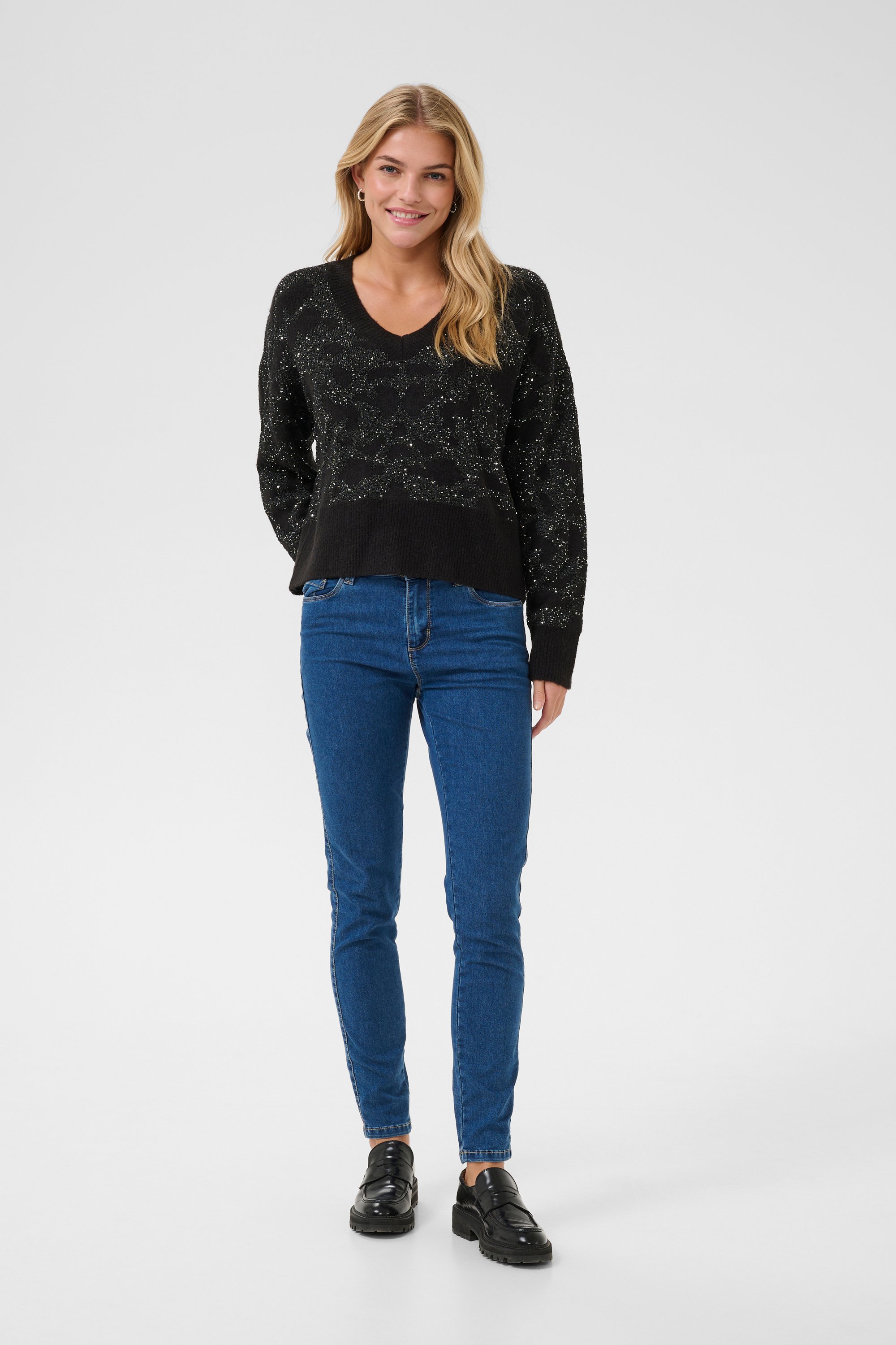 Thumbnail - Strickpullover Oversize fit black